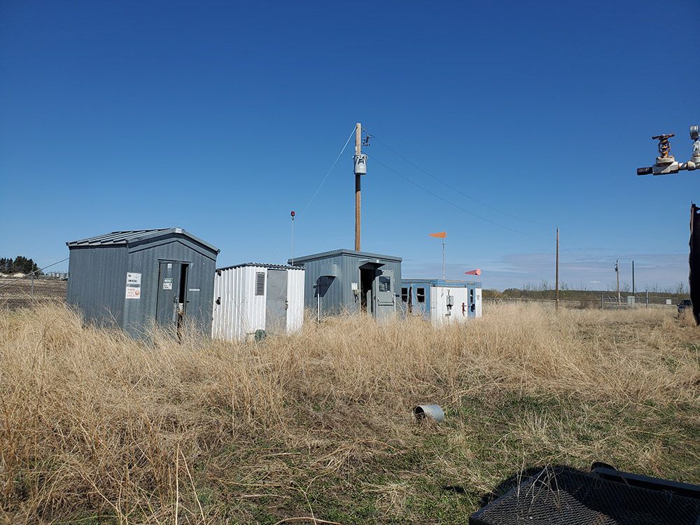 A before image of the site before we began lease reclamation process.